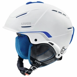Skihelm Uvex P1us Pro White Blue
