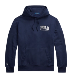 Hoodie Ralph Lauren Logo Fleece Herren Cruise Navy