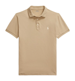 Poloshirt Ralph Lauren Slim Fit Stretch Mesh Herren Classic Khaki