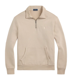 Pullover Ralph Lauren Loopback Fleece Quarter Zip Sweatshirt Herren Stoneware Grey