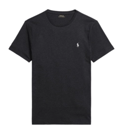 T-Shirt Ralph Lauren Men Slim Fit Jersey Crewneck Black Marl Heather/C9590