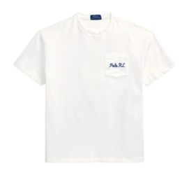 T-Shirt Ralph Lauren Men Slim Fit Polo Bear Jersey White Hrtg Icons Bear