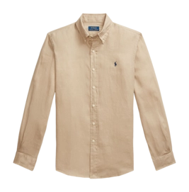Overhemd Ralph Lauren Men Linen Shirt Coastal Beige