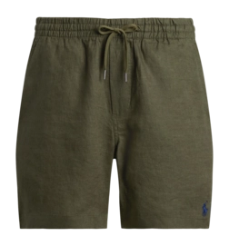 Kurze Hose Ralph Lauren Prepster Linen Shorts Herren New Olive