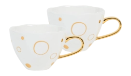 Thee- en Koffiekop Urban Nature Culture Good Morning Special Edition Gold 350 ml (2-Delig)