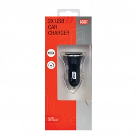 Autolader Carpoint USB Dual 12V/24V Zwart