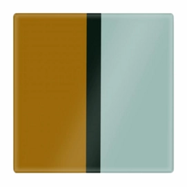 Plateau de Service et de Coupe Remember No 11 Verre 20 x 20 cm