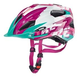 Fietshelm Uvex Quatro Junior Wit Roze