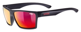 Zonnebril Uvex LGL 29 Black Mat Mirror Red