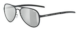 Zonnebril Uvex LGL 30 Pola Black Litemirror Silver