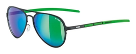 Zonnebril Uvex LGL 30 Pola Black Green Mirror Green