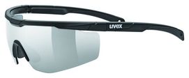 Zonnebril Uvex Sportstyle 117 Black Mat Litemirror Silver