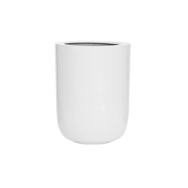 Bloempot Pottery Pots Essential Dice L Glossy White 34 x 44 cm