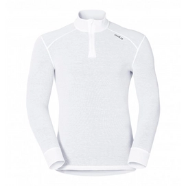 Ondershirt Odlo L/S Turtle Neck 1/2 Zip Warm Men White