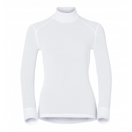 Ondershirt Odlo L/S Turtle Neck Warm Women White