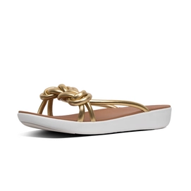 FitFlop Tiera™ Slide Artisan Gold