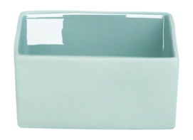 Vaas ASA Selection Cube Blue Bowl Aqua 9 x 9 cm