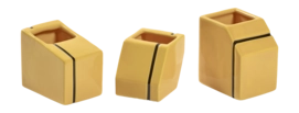 Vaas Serax Mini Silos Yellow (Set van 3)