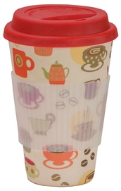 Reisbeker Vango Bamboo Coffee Mug 470ml Coffee Cup Print