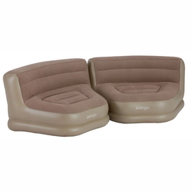 Camping Chair Vango Inflatable Relaxer Chair Set Nutmeg