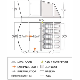 Vango celino air clearance 500