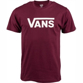 T-Shirt Vans Drop V Burgundy Marshmallow Herren