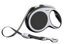 Riem Flexi Vario L met Band Antraciet