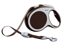 Riem Flexi Vario L met Band Bruin