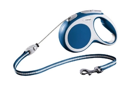 Riem Flexi Vario M met Koord Blauw