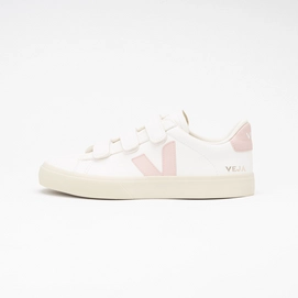 Veja Men Recife Logo Chromefree Leather Extra-White Petale