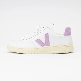 Veja Women V-12 Leather Extra-White Orchid '25