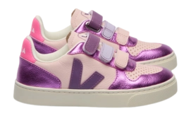 Veja Kids Small V-10 Leather Petale Multico-Cosmos