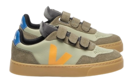 Veja Kids Small V-90 O.T. Leather Clay Mango Kaki