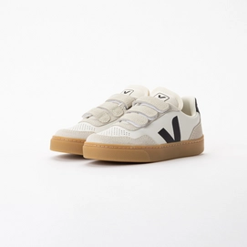 Veja Kids Small V-90 O.T. Leather White Black Natural 25 | Sneaker