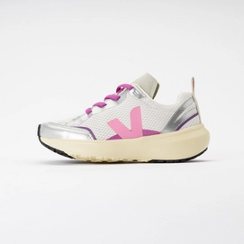 Veja Small Kids Canary Light Alveomesh Gravel Malibu Silver
