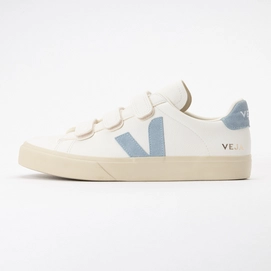 Veja Women Recife Logo Chromefree Leather Extra-White Steel '24