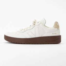 Veja Women V-90 ZZ O.T. Leather White Pierre Almond