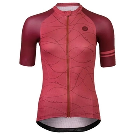 Maillot de Cyclisme AGU Women Velo Wave Rusty Pink-XS