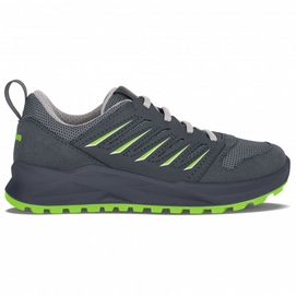 Wanderschuh Lowa Vento Steelblue Lime Kinder-Schuhgröße 29