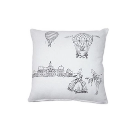 Sierkussen Aquanova Versailles Wit (45 x 45 cm)