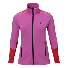 Fleecejacke Peak Performance Damen Rider Stretch Half Zip Vibrant Pink