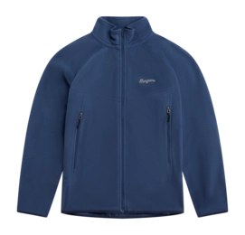 Vest Bergans Kids Junior Fleece Midlayer Jacket Navy Blue Regular Fit