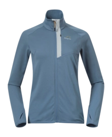 Vest Bergans Women Y LightLine Essence Midlayer Elemental Blue/Pearl Grey Slim Fit