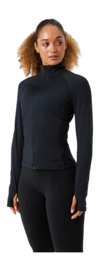Vest Björn Borg Women Borg Full Zip Midlayer Black Beauty