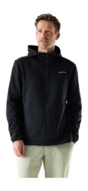 Vest Cortazu Men AR Fleece Hooded 10M Black Regular Fit