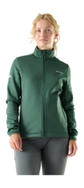 Vest Cortazu Women AR Fleece 9M Dark Green Regular Fit