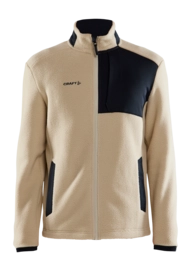 Vest Craft Men Adv Explore Pile Fleece Jack Ecru/Black