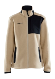 Vest Craft Women Adv Explore Pile Fleece Jack Ecru/Black
