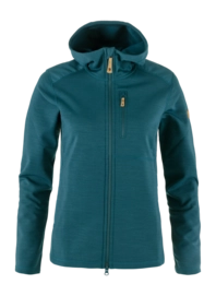 Vest Fjällräven Women Keb Fleece Hoodie Deep Sea