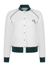 Vest House of Gravity Women Bomber Jacket Off-White X Green